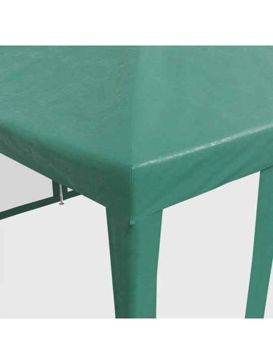 Party stan s 10 síťovanými bočnicemi zelený 6 x 4 m HDPE