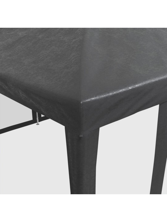 Party stan s 10 síťovanými bočnicemi antracitový 6 x 4 m HDPE