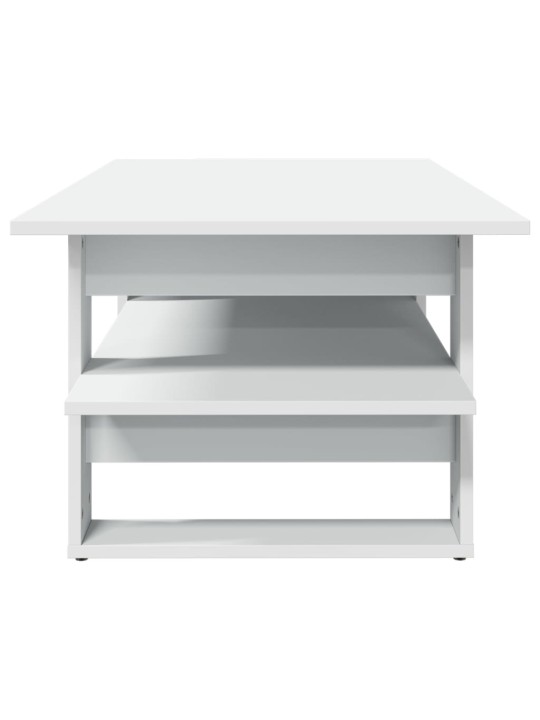 Konferenční stolek bílý 102 x 55 x 42 cm kompozitní dřevo