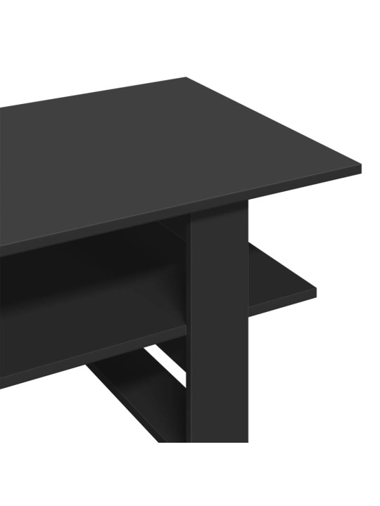 Konferenční stolek černý 102 x 55 x 42 cm kompozitní dřevo