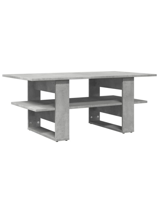 Konferenční stolek betonově šedý 102x55x42 cm kompozitní dřevo