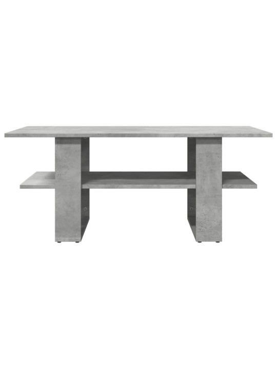 Konferenční stolek betonově šedý 102x55x42 cm kompozitní dřevo