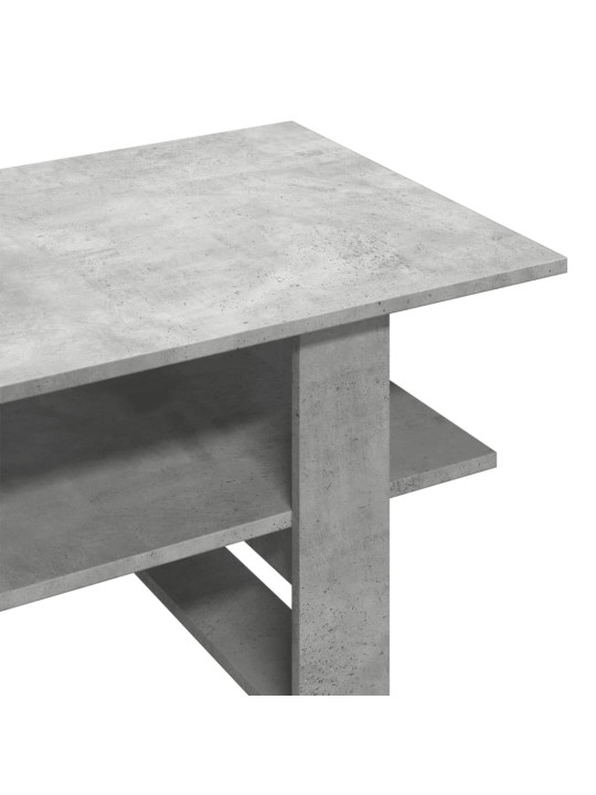 Konferenční stolek betonově šedý 102x55x42 cm kompozitní dřevo