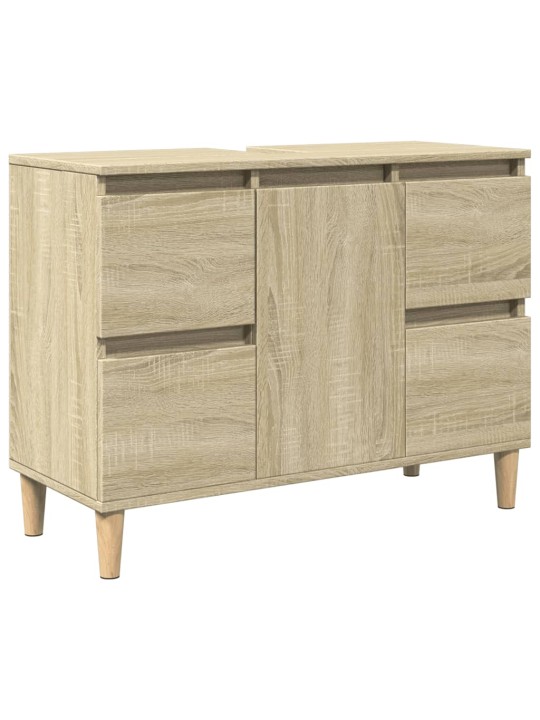 Skříňka pod umyvadlo dub sonoma 80x33x60 cm kompozitní dřevo