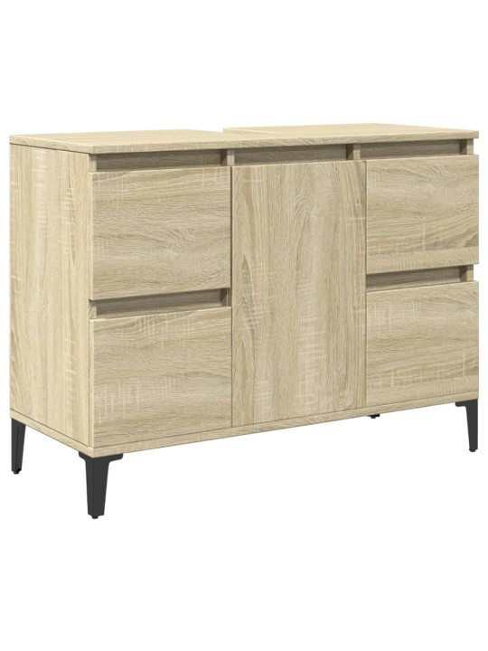 Skříňka pod umyvadlo dub sonoma 80x33x60 cm kompozitní dřevo