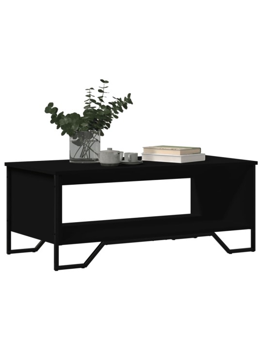 Konferenční stolek černý 100 x 51 x 40 cm kompozitní dřevo