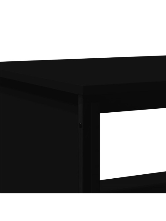Konferenční stolek černý 100 x 51 x 40 cm kompozitní dřevo