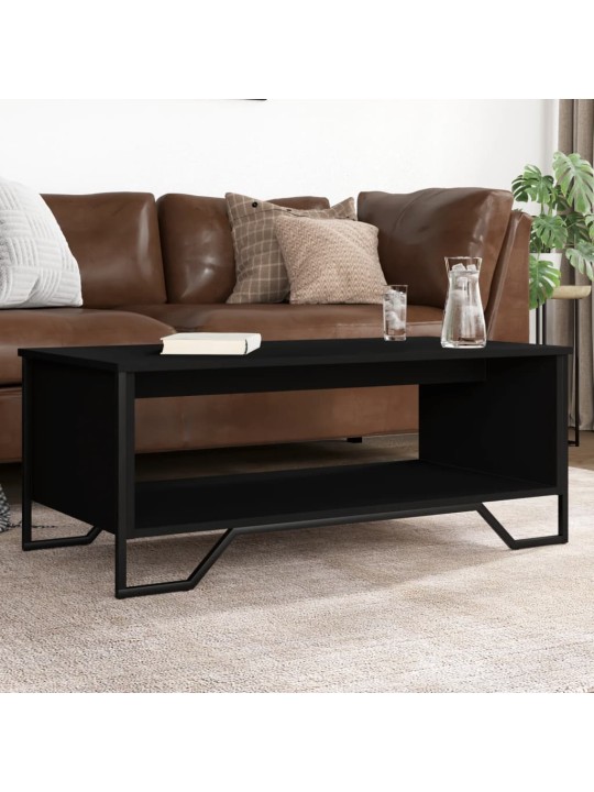 Konferenční stolek černý 100 x 51 x 40 cm kompozitní dřevo