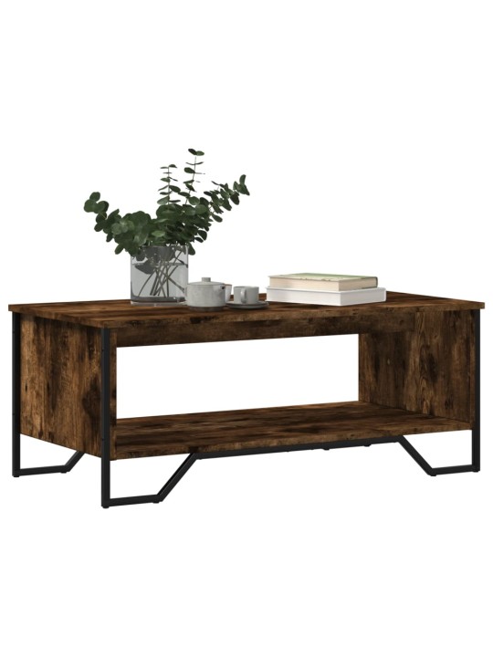 Konferenční stolek kouřový dub 100x51x40 cm kompozitní dřevo