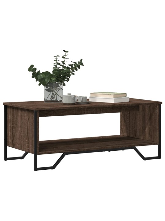 Konferenční stolek hnědý dub 100 x 51 x 40 cm kompozitní dřevo