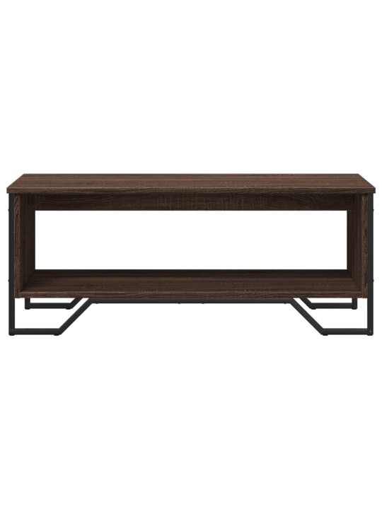 Konferenční stolek hnědý dub 100 x 51 x 40 cm kompozitní dřevo