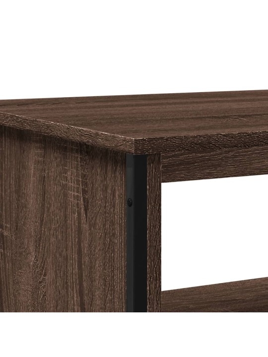 Konferenční stolek hnědý dub 100 x 51 x 40 cm kompozitní dřevo