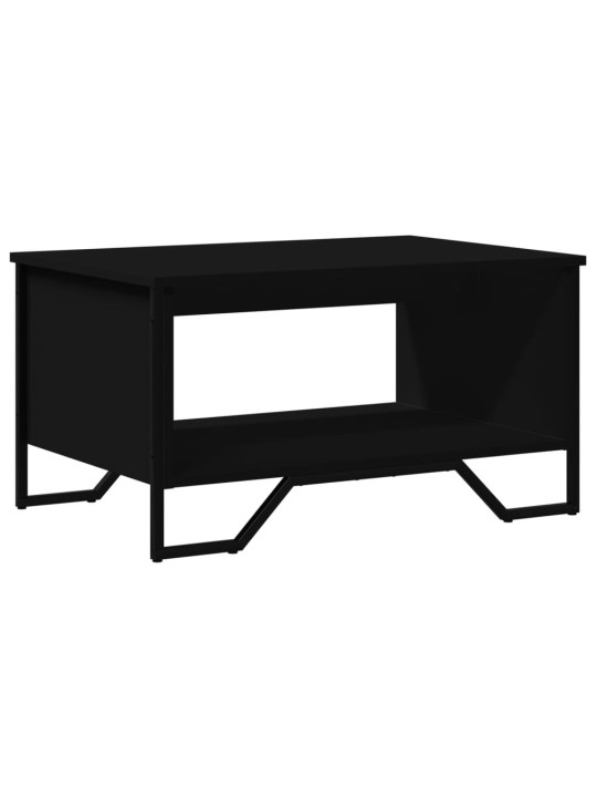 Konferenční stolek černý 75 x 51 x 40 cm kompozitní dřevo