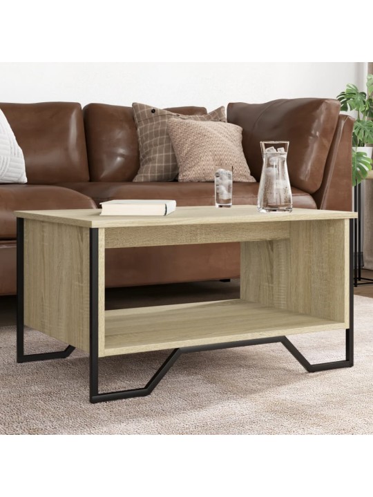 Konferenční stolek dub sonoma 75 x 51 x 40 cm kompozitní dřevo