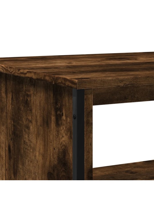 Konferenční stolek kouřový dub 75 x 51 x 40 cm kompozitní dřevo