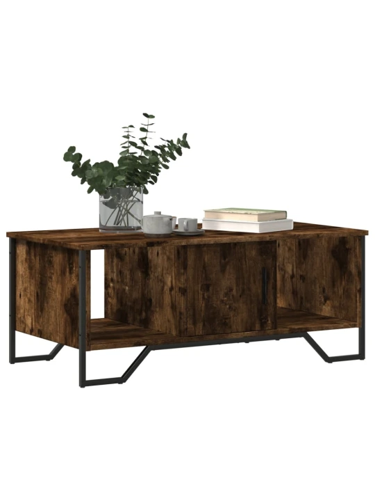 Konferenční stolek kouřový dub 100x51x40 cm kompozitní dřevo