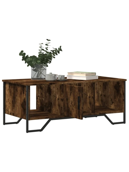 Konferenční stolek kouřový dub 100x51x40 cm kompozitní dřevo