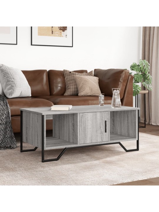 Konferenční stolek šedý sonoma 100x51x40 cm kompozitní dřevo