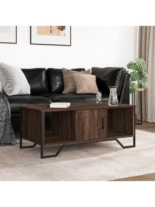 Konferenční stolek hnědý dub 100 x 51 x 40 cm kompozitní dřevo