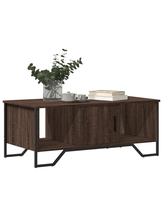 Konferenční stolek hnědý dub 100 x 51 x 40 cm kompozitní dřevo