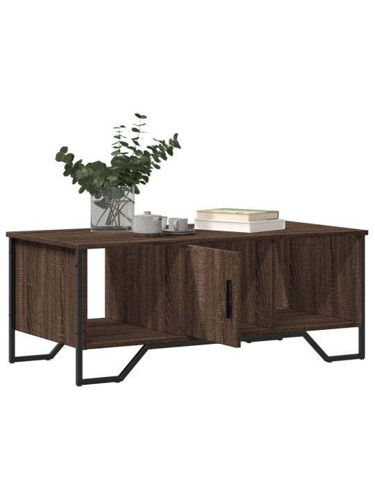 Konferenční stolek hnědý dub 100 x 51 x 40 cm kompozitní dřevo