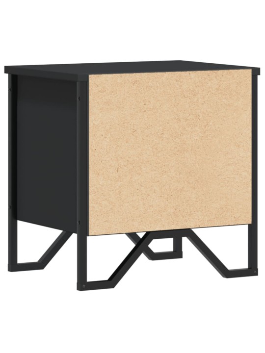Noční stolky černé 2 ks 40 x 30 x 40 cm kompozitní dřevo