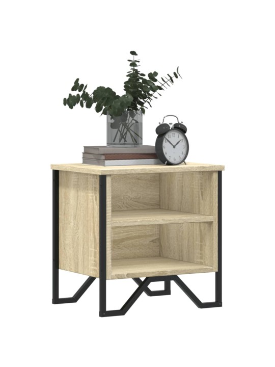 Noční stolky dub sonoma 2 ks 40 x 30 x 40 cm kompozitní dřevo