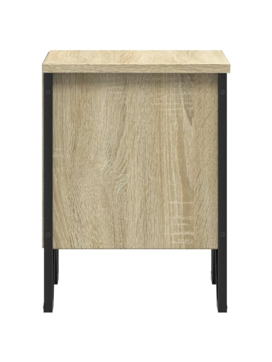 Noční stolky dub sonoma 2 ks 40 x 30 x 40 cm kompozitní dřevo