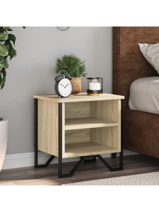 Noční stolky dub sonoma 2 ks 40 x 30 x 40 cm kompozitní dřevo