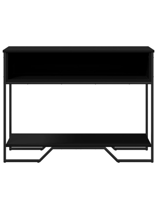 Konzolový stolek černý 100 x 35 x 74,5 cm kompozitní dřevo