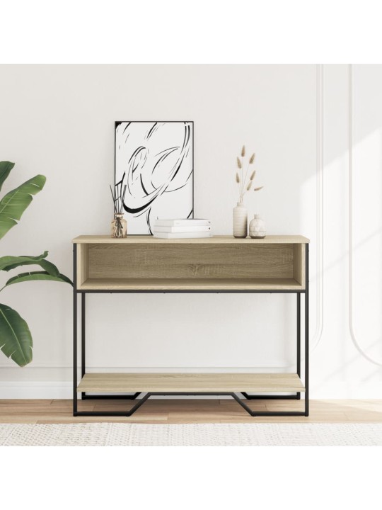 Konzolový stolek dub sonoma 100 x 35 x 74,5 cm kompozitní dřevo
