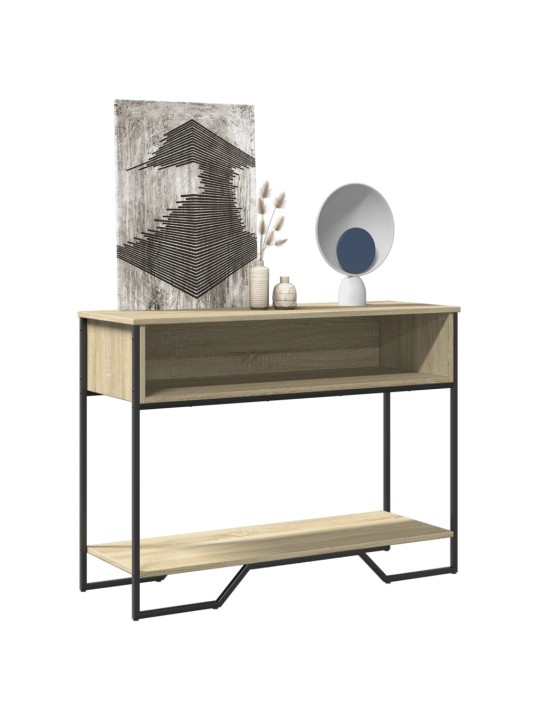 Konzolový stolek dub sonoma 100 x 35 x 74,5 cm kompozitní dřevo