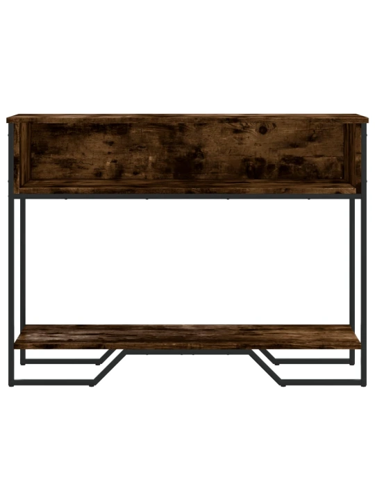 Konzolový stolek kouřový dub 100x35x74,5 cm kompozitní dřevo