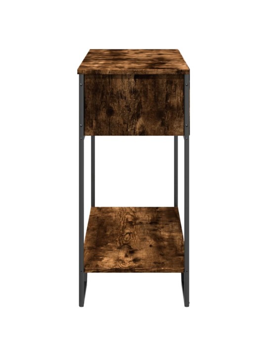 Konzolový stolek kouřový dub 100x35x74,5 cm kompozitní dřevo