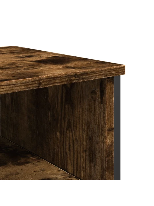 Konzolový stolek kouřový dub 100x35x74,5 cm kompozitní dřevo