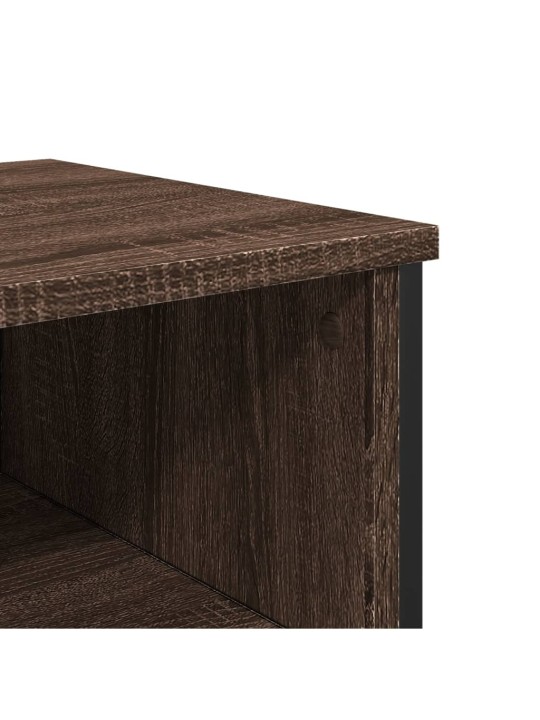 Konzolový stolek hnědý dub 100 x 35 x 74,5 cm kompozitní dřevo