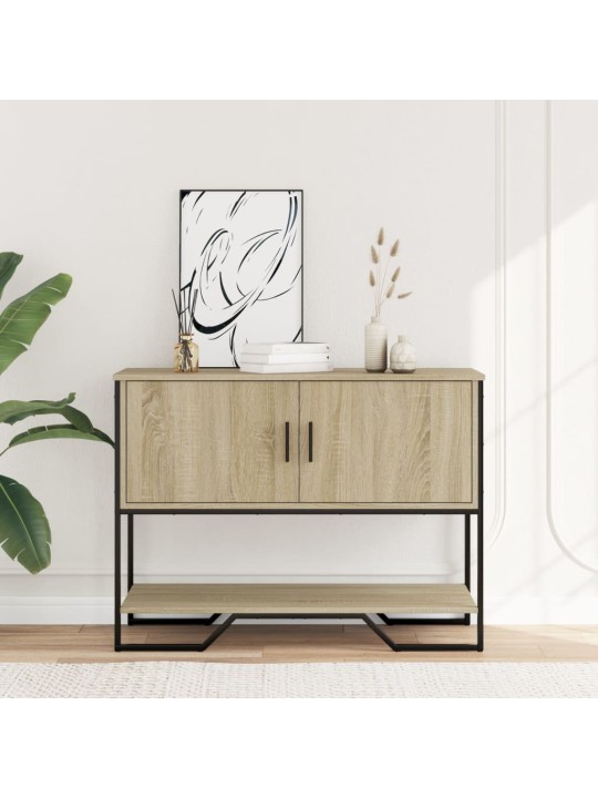 Konzolový stolek dub sonoma 100 x 35 x 74,5 cm kompozitní dřevo