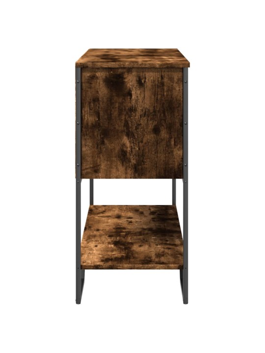 Konzolový stolek kouřový dub 100x35x74,5 cm kompozitní dřevo