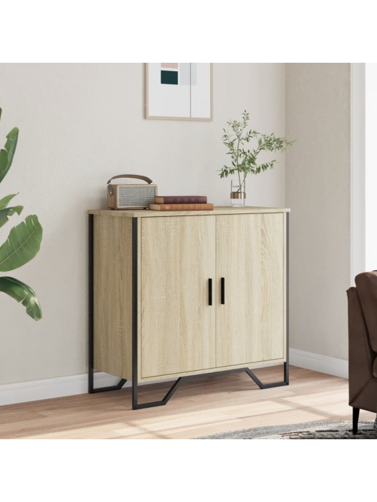 Příborník dub sonoma 78 x 35,5 x 74,5 cm kompozitní dřevo