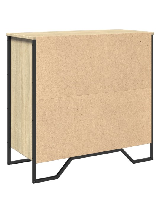 Příborník dub sonoma 78 x 35,5 x 74,5 cm kompozitní dřevo