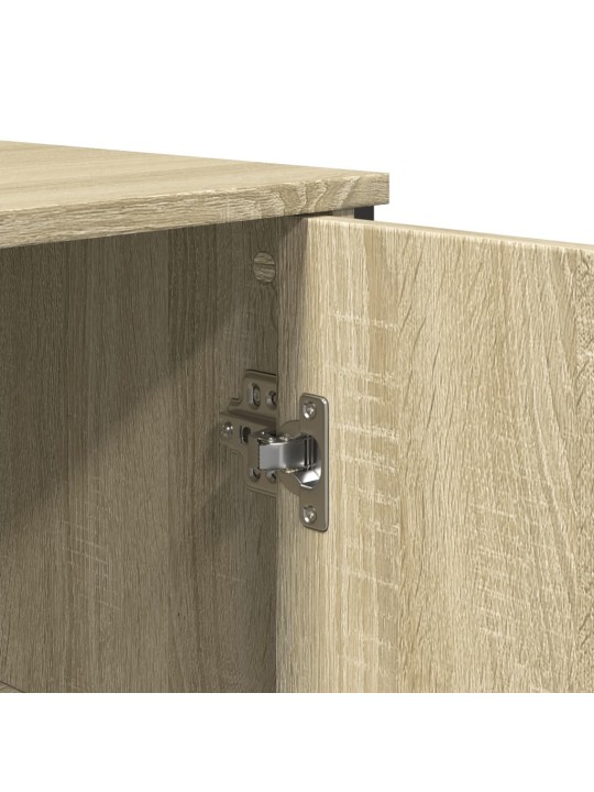 Příborník dub sonoma 78 x 35,5 x 74,5 cm kompozitní dřevo