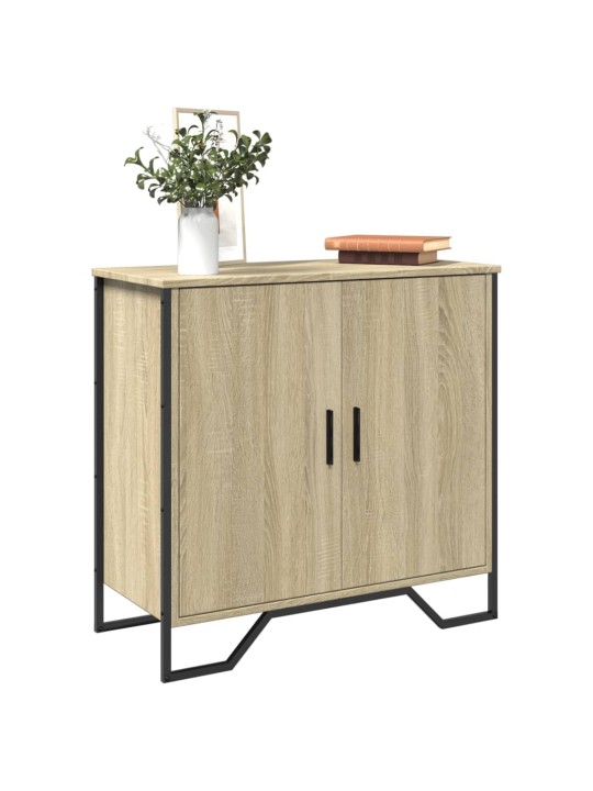 Příborník dub sonoma 78 x 35,5 x 74,5 cm kompozitní dřevo