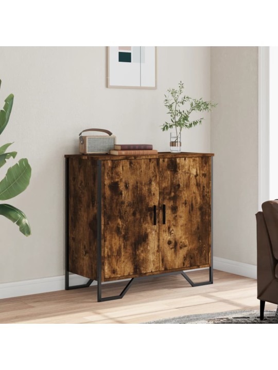 Příborník kouřový dub 78 x 35,5 x 74,5 cm kompozitní dřevo