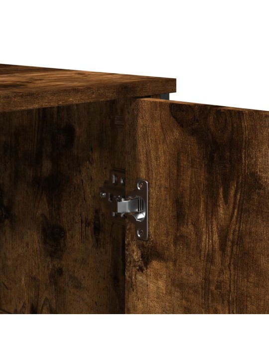 Příborník kouřový dub 78 x 35,5 x 74,5 cm kompozitní dřevo