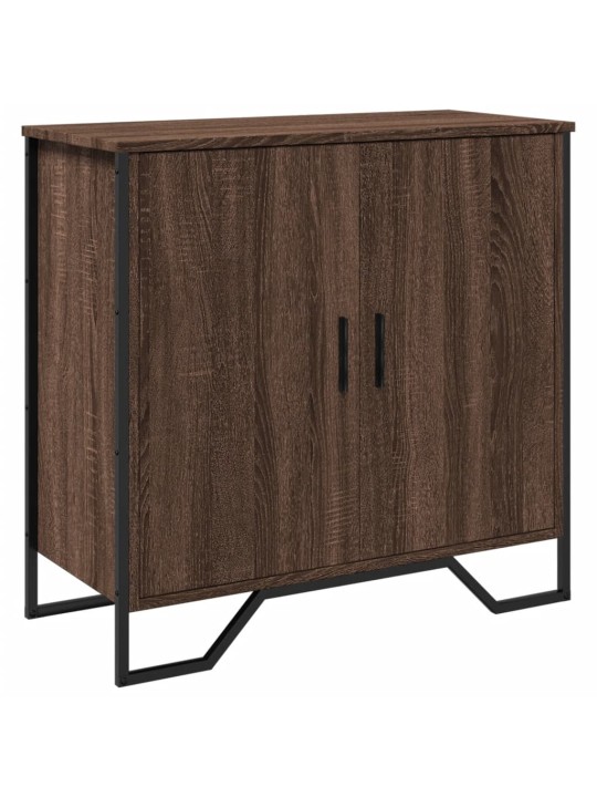 Příborník hnědý dub 78 x 35,5 x 74,5 cm kompozitní dřevo