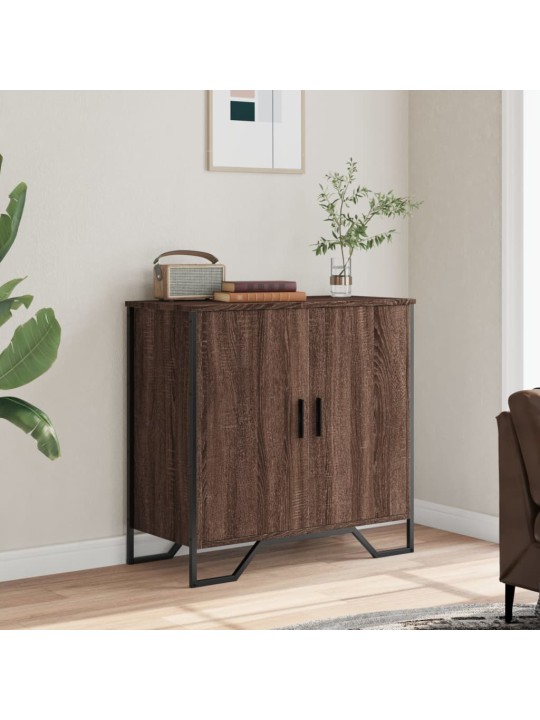 Příborník hnědý dub 78 x 35,5 x 74,5 cm kompozitní dřevo