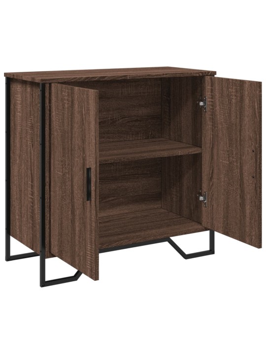 Příborník hnědý dub 78 x 35,5 x 74,5 cm kompozitní dřevo