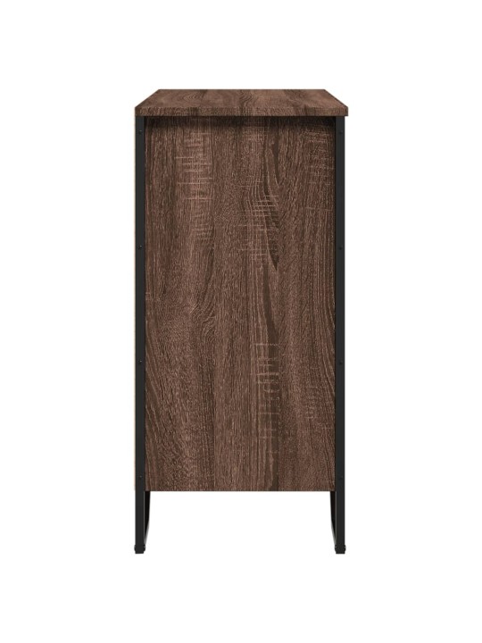 Příborník hnědý dub 78 x 35,5 x 74,5 cm kompozitní dřevo