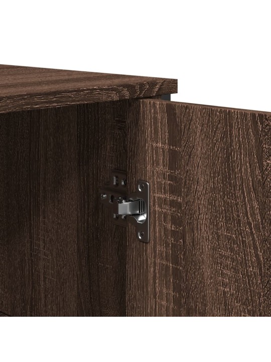Příborník hnědý dub 78 x 35,5 x 74,5 cm kompozitní dřevo