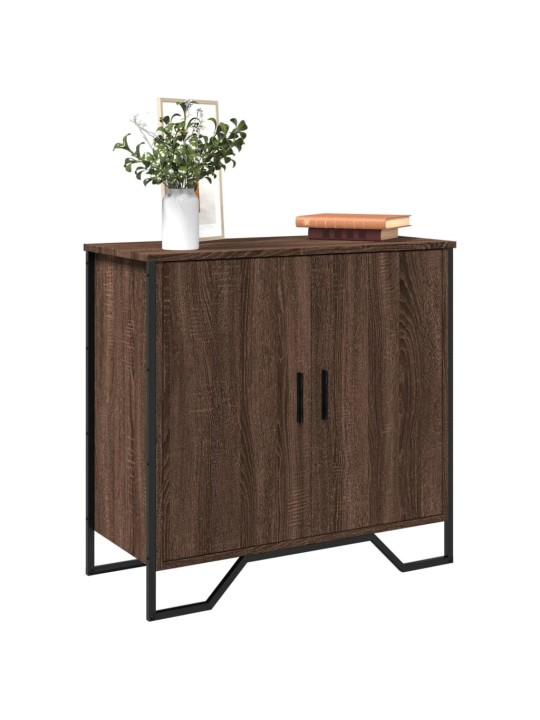 Příborník hnědý dub 78 x 35,5 x 74,5 cm kompozitní dřevo